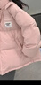 尤克達蒂（yookdd） 羽絨棉服女冬季新款短款棉衣外套加厚時(shí)尚百搭小個(gè)子寬松面包服 粉紅色 L 【建議125-145斤】 曬單實(shí)拍圖