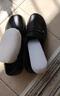 紅蜻蜓女鞋2026春季新款媽媽單鞋軟底中老年皮鞋女平底樂(lè )福鞋 黑色 38 曬單實(shí)拍圖