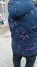 俞兆林中年媽媽羽絨服加肥加大碼中老年人女冬裝外套冬季棉襖加厚50歲60 深藍-羽絨服 (白鴨絨填充 保暖時(shí)尚) 4XL 166-180斤 曬單實(shí)拍圖