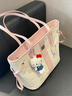 三麗鷗（SANRIO）HelloKitty凱蒂貓滿(mǎn)印托特包大容量單肩包實(shí)用通勤女包 新年禮物 曬單實(shí)拍圖
