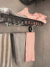 GGT雪花絨浴巾兩件套男女家用高檔裹巾吸水速干不掉毛毛巾 櫻若色 曬單實(shí)拍圖