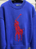 Polo Ralph Lauren 拉夫勞倫 女裝 26春Big Pony寬松版棉針織衫RL27699 400-亮寶藍色 S 曬單實(shí)拍圖