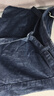 UR2025夏季新款女裝復古休閑腰帶飾裙褲牛仔短褲UYY850121 藍色 27 曬單實(shí)拍圖