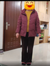 雪中飛中長(cháng)款羽絨服女士中老年媽媽裝可拆卸帽加厚寬松保暖秋冬外套 175 曬單實(shí)拍圖