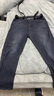 【好質(zhì)量】秋冬季男士帥潮牛仔褲修身加絨加厚長(cháng)褲保暖休閑直筒褲 【好品質(zhì)-彈力耐穿】黑灰+藍灰 33 【建議140-150斤】 曬單實(shí)拍圖