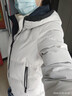 鴨鴨【大師剪裁系列】羽絨服女短款2025冬季新款戶(hù)外防寒保暖外套MY 米灰色 M (160) 曬單實(shí)拍圖