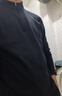 京東京造冬季男士美利奴羊毛加絨長(cháng)袖t恤保暖運動(dòng)半拉鏈衛衣新年 黑色XL 曬單實(shí)拍圖