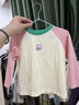 嘟嘟家【7A抑菌】?jì)和痶恤卡通春裝男童長(cháng)袖衣服洋氣潮女童春季上衣時(shí)髦 粉色 90 曬單實(shí)拍圖