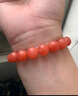 石玥珠寶收藏級10-11mm保山南紅瑪瑙手串轉運珠手鏈男女士款 水晶瑪瑙 曬單實(shí)拍圖