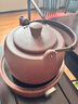 承韻尚樽宜興紫砂燒水壺煮茶壺電陶爐泡茶壺茶具套裝黑茶普洱可明火炭爐 紫泥紫砂壺1400cc+電陶爐套組 曬單實(shí)拍圖