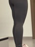 chicnear大碼瑜伽褲女健身褲高腰提臀運動(dòng)褲胖妹妹緊身褲鯊魚(yú)褲 灰色 【默認常規，1.65以上找客服發(fā)加長(cháng)版】 2XL 建議130-160斤 曬單實(shí)拍圖