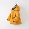 戴維貝拉（DAVE＆BELLA）女童羽絨服男童90絨保暖羽絨衣兒童冬裝幼兒新年寶寶冬季外出服 姜黃色DB16448 100 cm（建議身高90-100cm） 曬單實(shí)拍圖