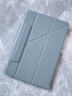 中瑟 適用Redmi Pad2 Pro保護套12.1英寸2026新款紅米Pad2Pro保護殼磁吸搭扣3+Y折全包防摔平板軟殼 【白冰藍】背貼搭扣3+Y折 紅米Pad2Pro【12.1英寸】 曬單實(shí)拍圖
