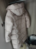 森馬（Semir）陳都靈|90絨子羽絨服女25冬長(cháng)款三防抗靜電連帽外套109725113001 曬單實(shí)拍圖
