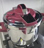 膳魔師高壓鍋壓力鍋單手開(kāi)合安全防爆304不銹鋼灶具通用年會(huì )禮品送禮 勃艮第紅-黃金容量 22cm 6L 曬單實(shí)拍圖