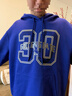 NBA官方勇士庫里/湖人詹姆斯衛衣 M 勇士/庫里/藍色 曬單實(shí)拍圖