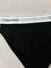 Calvin Klein內衣【摩登引力帶】ck棉質(zhì)襠高腰比基尼三角內褲女 UB1-太空黑 XS 曬單實(shí)拍圖