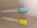 MRF  PP吸管帶刻度廚房工具食品級硅膠滴管兒童喂水神器烘焙用品 兩個(gè)(OPP袋裝)（顏色隨機） 曬單實(shí)拍圖