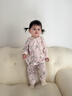 歡喜小熊 寶寶家居服套裝嬰兒春秋季衣服女童抗菌純棉秋衣秋褲分體兩件裝 萌寵樂(lè )章 73 曬單實(shí)拍圖