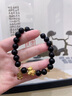 KARZUMYA2026馬年本命年手鏈女款黑曜石手串男生肖馬吉祥佩戴物手飾女禮物 福馬黑曜石8mm手串 曬單實(shí)拍圖