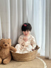 乖奇熊嬰幼兒衣服長(cháng)袖連體衣春秋季可愛(ài)無(wú)骨睡衣女寶寶純棉打底哈衣爬服 曬單實(shí)拍圖