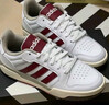 adidas ENTRAP美式校園風(fēng)運動(dòng)少年感復古籃球風(fēng)板鞋男女阿迪達斯 白色/紅色   43 曬單實(shí)拍圖