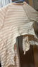 babylove新生兒半背衣純棉春秋款家居服嬰兒睡衣初生兒寶寶護肚彩棉上衣 曬單實(shí)拍圖