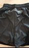 【內襯帶兜】男士高端速干運動(dòng)短褲夏季男馬拉松跑步帶內襯褲子男 破洞短褲灰色+黑色 5XL 曬單實(shí)拍圖