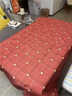 無(wú)印良品桌布防水防油2026新年紅色免洗餐桌墊輕奢高級感防燙茶幾臺布 金星光綴【環(huán)保0異味】 140×180cm【95%家庭餐桌適用】 曬單實(shí)拍圖