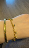 金至尊黃金手鏈女圓珠999足金手鏈生日禮物送女友計價(jià) 6.79克 曬單實(shí)拍圖