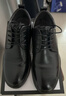 海瀾之家HLA皮鞋男商務(wù)休閑秋冬正裝德比鞋子HAAPXM1EBH077 黑色42 曬單實(shí)拍圖