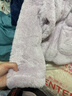 芬騰睡衣女雙面暖絨防靜電新款保暖翻領(lǐng)開(kāi)衫寬松情侶家居服 曬單實(shí)拍圖