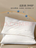 水星家紡蠶絲枕頭 A類(lèi)抑菌護頸椎枕頭芯 家用軟枕頭成人一對裝48cm*74cm 曬單實(shí)拍圖