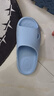 樸西小鯊魚(yú)軟底兒童涼拖鞋男童寶寶洗澡防滑家居室內拖鞋女童 原力藍 曬單實(shí)拍圖