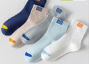 自由系兒童襪子男童透氣防臭薄款襪四季中筒棉襪學(xué)生娃中大童短襪10雙裝 曬單實(shí)拍圖