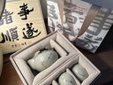 不拙鋦釘汝窯茶具套裝家用泡茶壺茶杯高檔送長(cháng)輩領(lǐng)導生日壽宴文創(chuàng  )禮品 2-【諸事順遂】鋦釘豆黃伴知手抓壺+3杯 曬單實(shí)拍圖