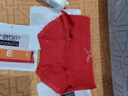 莫代爾本命年紅色女士?jì)妊澟兠拗醒嵬卫俳z性感無(wú)痕抗菌透氣三角短褲 紅色 3條 L 100-120斤 曬單實(shí)拍圖
