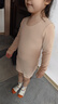 古妮婭兒童舞蹈服秋冬打底衫隱形內衣練功服 德絨上衣L 曬單實(shí)拍圖