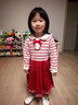 戴維貝拉（DAVE＆BELLA）女童毛衣連衣裙春裝新款學(xué)院風(fēng)兒童公主裙洋氣女寶寶裙子童裙 紅白條紋【現貨】 110 cm（建議身高100-110cm） 曬單實(shí)拍圖