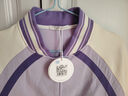 英氏（YEEHOO）女童棒球服兒童外套中大童裝長(cháng)袖上衣學(xué)院風(fēng)立領(lǐng)春裝 紫色 170 曬單實(shí)拍圖
