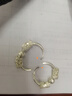 周大生足銀9999純銀耳環(huán)女款旺夫轉運珠耳圈簡(jiǎn)約防過(guò)敏耳飾顯瘦 旺夫轉運-純銀耳圈+6.8克實(shí)心【每人限購2對】 曬單實(shí)拍圖