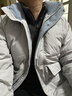 Levi's李維斯25年秋冬新款情侶美式休閑都市通勤簡(jiǎn)約立領(lǐng)羽絨服 灰色 L 曬單實(shí)拍圖