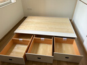 牧菲亞實(shí)木床定制無(wú)床頭儲物床小戶(hù)型榻榻米現代簡(jiǎn)約抽屜收納床白色 【白色】實(shí)木床架+抽屜 1500mm*2000mm 曬單實(shí)拍圖