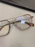 木川155-144MM大小碼近視眼鏡男士復古雙梁純鈦可配度數防藍光新年 MW108PLUS茶槍色C5大碼【155mm_大臉雙梁鈦架】 單鏡框 曬單實(shí)拍圖