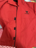 駱駝（CAMEL）外套全地形夾克男女款防風(fēng)防水戶(hù)外服 J35CW1L0032 耀眼紅 XS 曬單實(shí)拍圖