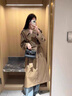 妙奕嘉女士外套風(fēng)衣中長(cháng)款春季2026新款英倫風(fēng)高級感氣質(zhì)長(cháng)款寬松型 雙排扣西裝領(lǐng)風(fēng)衣【卡其色】 M 【建議101-110斤穿】 曬單實(shí)拍圖