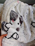 南極人（Nanjiren）毛毯被子冬季棉被婚慶禮品絨毯子加厚雙層拉舍爾保暖單雙人蓋毯被 012 鹿頭【不掉毛雙層加厚】 150x200cm 約4斤 曬單實(shí)拍圖