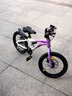 鳳凰兒童自行車(chē)兒童山地學(xué)生車(chē)小孩單車(chē)帶輔助輪3-6-10-12歲小中大童 烏梅紫丨單速輻條輪+雙碟剎+禮包 16寸（適合身高105-115cm） 曬單實(shí)拍圖