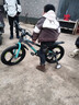 鳳凰兒童自行車(chē)兒童山地學(xué)生車(chē)小孩單車(chē)帶輔助輪3-6-10-12歲小中大童 天青藍丨單速一體輪+雙碟剎+禮包 18寸（適合身高115-130cm） 曬單實(shí)拍圖