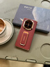 樂(lè )比億華為mate x7手機殼折疊屏華為matex7典藏版yy超薄真皮保護殼中軸全包x7防摔腕帶旋轉支架商務(wù)外殼 【寰宇紅-單后殼】頭層牛皮丨磁吸腕帶丨旋轉支架 華為 Mate X7/典藏版 曬單實(shí)拍圖